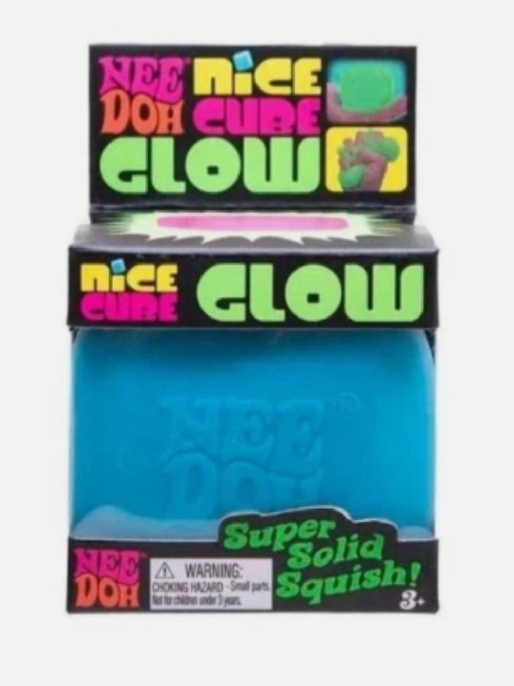 Purple NeeDoh Glow Cube